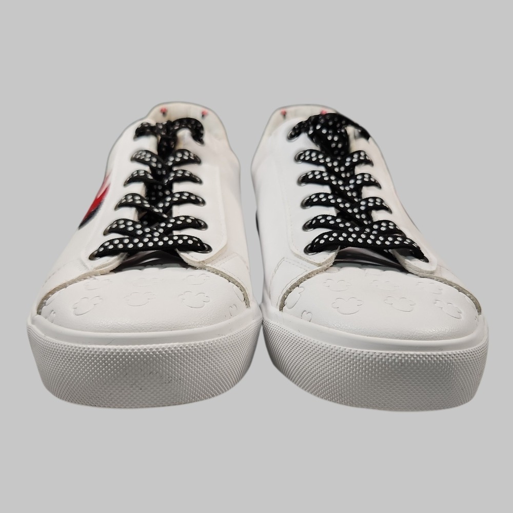 Disney Ground Up Minnie Mouse Court Sneakers White Women's Size 10 - Picture 2 of 6